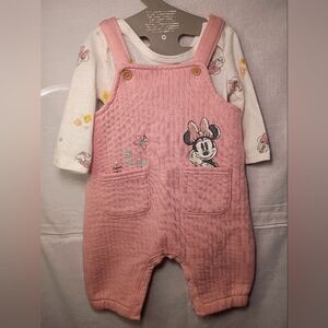 Disney Pink Minnie Mouse Overalls for Kids